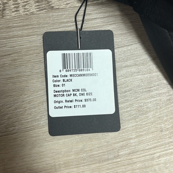 MCM MCMotor Embroidered Logo Adjustable Cap - Picture 4 of 7